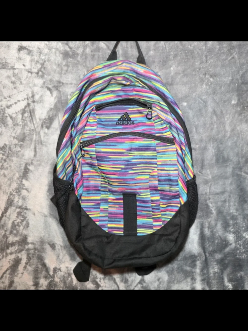 Adidas Foundation IV (or Foundation 5) Multicolored Striped Backpack